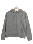 Vorschaubild 1 von Sweatjacke Gr. S Grau Kapuze Reißverschluss