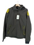 Vorschaubild 1 von Softshelljacke Gr. 176 Grau Kapuze Reflektoren