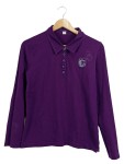 Vorschaubild 1 von Poloshirt Damen Gr. 40 Lila Langarm