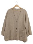 Vorschaubild 1 von Strickjacke Gr. 42 Beige Knopfleiste Taschen