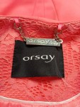 Vorschaubild 4 von Damen Blazer Rosa Gr. 36 S Elegant Spitzenkragen Raffung