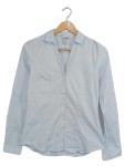 Vorschaubild 1 von Hemdbluse Langarm Hellblau Gr. 36 Basic Klassisch