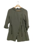 Vorschaubild 1 von Parka Khaki Gr. 32 mit Reißverschluss Kapuze