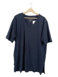 Vorschaubild 1 von T-Shirt V-Ausschnitt Herz Print Blau Gr. 42