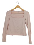 Vorschaubild 1 von Langarmshirt Rosa Quadratischer Ausschnitt Gr. 38