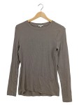 Vorschaubild 1 von Langarmshirt Gr. 38 Rippstrick Grau Basic