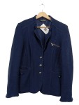 Vorschaubild 1 von Blazer Dunkelblau Gr. 38 Wolle Reißverschluss