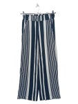 Vorschaubild 1 von Stoffhose Palazzo Streifen Schwarz Weiß Gr. 36