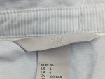 Vorschaubild 5 von Hemdbluse Langarm Hellblau Gr. 36 Basic Klassisch