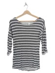 Vorschaubild 1 von Pullover Gestreift Schwarz Weiß Gr. 34 Viskose