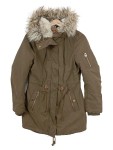 Vorschaubild 1 von Parka Kunstfellkapuze Olivgrün Gr. 36