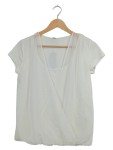 Vorschaubild 1 von Bluse Wickeloptik Weiß Gr. 34