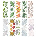 Vorschaubild 1 von Transparent-Sticker Blätter 10er Set Blumen