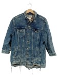 Vorschaubild 1 von Jeansjacke Denim Blau Gr. 34 Destroyed Look