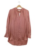 Vorschaubild 1 von Bluse Lila Langarm V-Ausschnitt Elegant Gr. 36