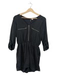 Vorschaubild 1 von Jumpsuit Damen Gr. 36 Schwarz Reißverschluss