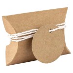 Vorschaubild 1 von 50er Geschenkbox Kissentasche 6,5x9cm Beige
