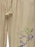 Vorschaubild 2 von Alf Flower Shorts Damen M Beige Blumenmuster Bestickt