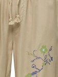 Vorschaubild 4 von Alf Flower Shorts Damen M Beige Blumenmuster Bestickt