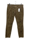 Vorschaubild 1 von Damen Stoffhose Gr. 44 Beige Schlangenmuster