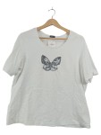 Vorschaubild 1 von T-Shirt Schmetterling Print Gr. 44 Weiß