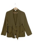 Vorschaubild 1 von Blazer Oliv Damen Gr. 40 Casual Offen