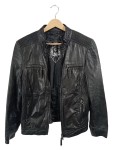 Vorschaubild 1 von Damen Lederjacke Gr. 40 Schwarz Casual