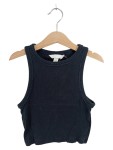 Vorschaubild 1 von Ribbed Tank Top Schwarz Gr. 34 XS