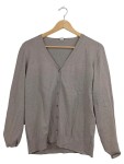 Vorschaubild 1 von Strickjacke Gr. 42 V-Ausschnitt Grau Basic