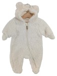 Vorschaubild 1 von Teddy Schneeanzug Bärenohren Weiß Gr. 56