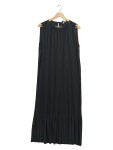 Vorschaubild 1 von Abendkleid Plissee Maxikleid ärmellos Gr. 38 schwarz