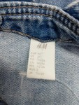 Vorschaubild 3 von Jeanskleid Kinder Blau Gr. 92 Baumwolle Polyester Uni Casual Alltag Knopf