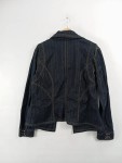 Vorschaubild 2 von Jeansjacke Gr. 44 Denim Paspeln Stickerei