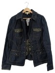 Vorschaubild 1 von Jeansjacke Gr. 44 Denim Paspeln Stickerei