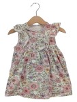 Vorschaubild 1 von Baby Sommerkleid Gr. 74 Blumenmuster floral Rüschen Mädchen