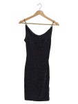 Vorschaubild 1 von Abendkleid Glitzer Schwarz Gr. 36 Trägerkleid