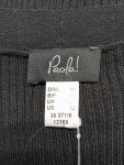 Vorschaubild 3 von Strickjacke Gr. 44 schwarz Knopfleiste Taschen
