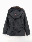 Vorschaubild 2 von Winterjacke Damen Schwarz Gr. 34/XS Polyester Uni Casual Langarm
