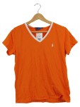 Vorschaubild 1 von Sport T-Shirt Orange V-Neck Gr. 38