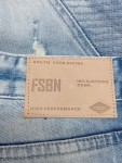 Vorschaubild 2 von Ripped Jeans Herren Gr. W33/50/L Blau Baumwolle Uni Urban 45 cm Knopf
