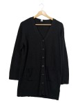 Vorschaubild 1 von Strickjacke Gr. 44 schwarz Knopfleiste Taschen