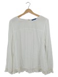 Vorschaubild 1 von Bluse Gr. 38 weiß Spitze Rüschen