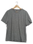 Vorschaubild 1 von Herren T-Shirt Gr. 52 Grau Melange Basic Rundhals
