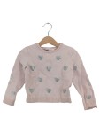 Vorschaubild 1 von Pullover Herzen Glitzer Rosa Gr. 98