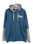 Vorschaubild 1 von Sweatjacke Gr. 48 blau Kapuze Reißverschluss
