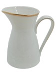 Vorschaubild 1 von Kaffeekanne Porzellan Goldrand elegant Weiß