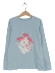 Vorschaubild 1 von Langarmshirt Einhorn 134 hellblau Mädchen