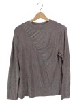 Vorschaubild 1 von Langarmshirt Glitzer Lurex Silber Damen Gr. 42