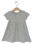 Vorschaubild 1 von Sommerkleid Gr. 86 grau Herzmuster Mädchen