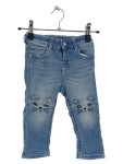 Vorschaubild 1 von Jeans Slim Fit Kinder Gr. 86 Blau Katzen Motiv Stickerei